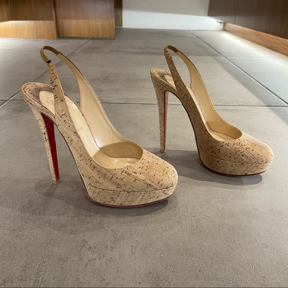 Christian Louboutin - Cork Slingback